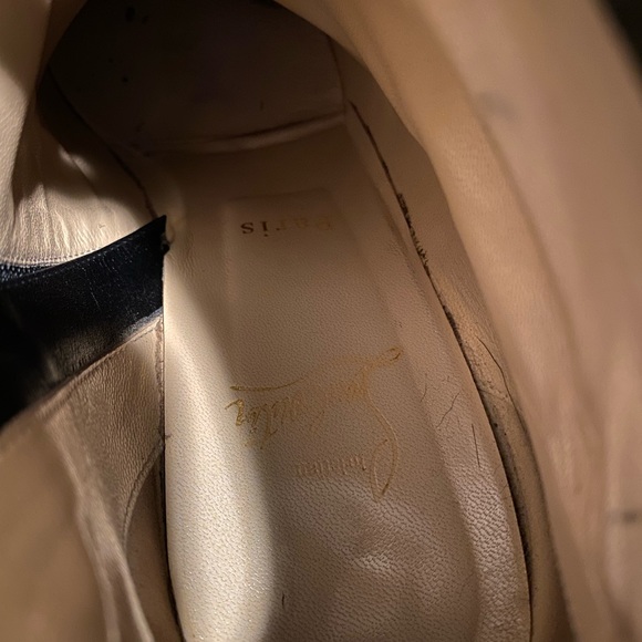 Christian Louboutin Black Nappa leather Bianca Booty Size 38.5 - Picture 5 of 13